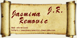 Jasmina Remović vizit kartica